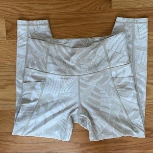 Tropical Athleta High Rise Leggings with Pockets